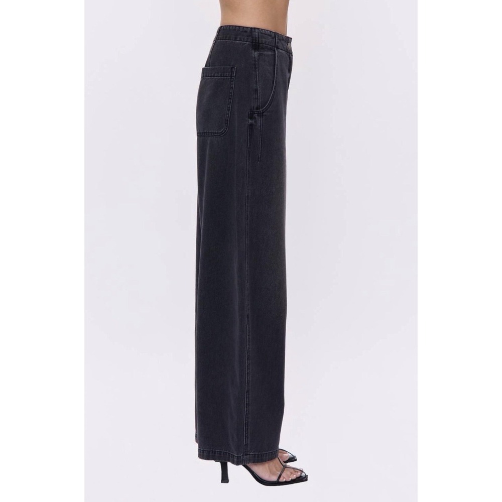 NWT Pistola Lottie High Rise Relaxed Bowed Leg Jeans 27 (meas 28) Barrel $208 - Picture 3 of 16